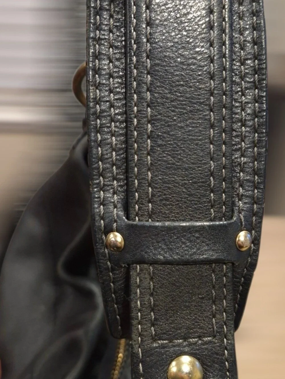 Coach Carly Leather Shoulder Bag